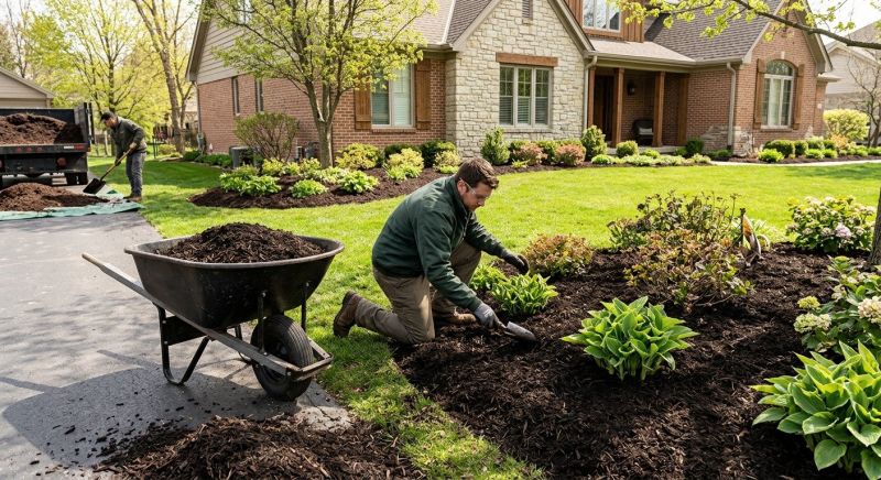 Garden Mulch Installation in Ventura County, CA